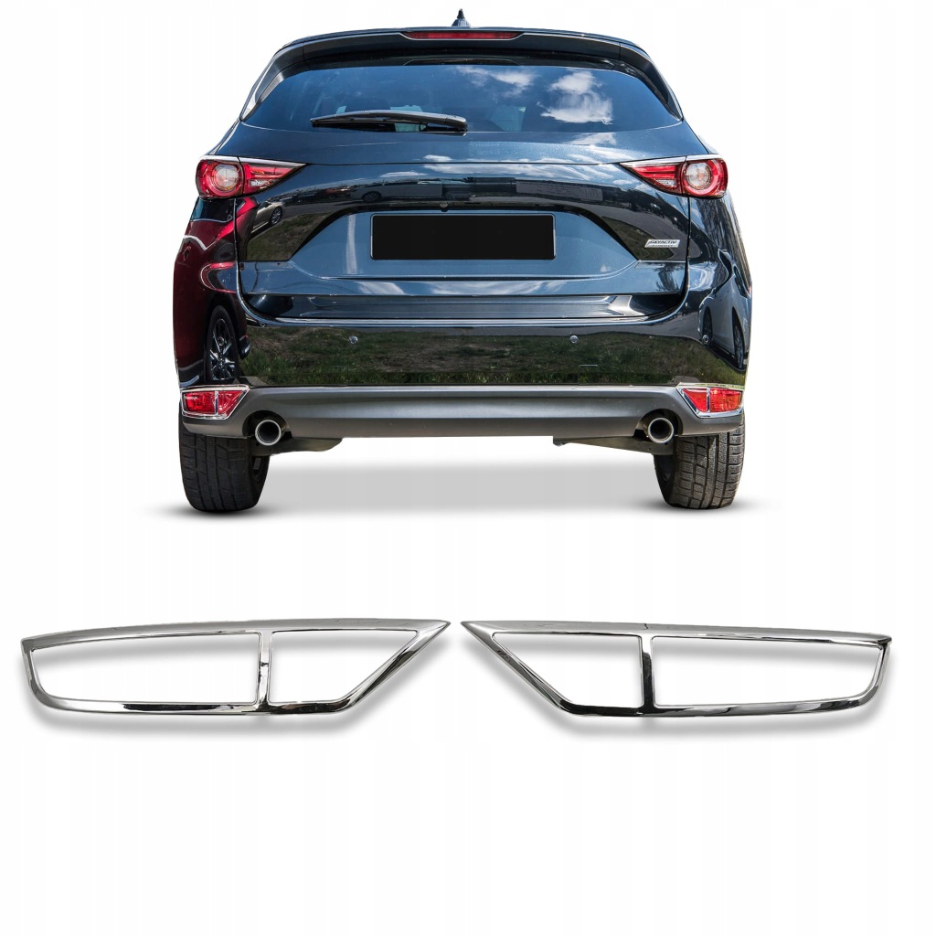 фото №1, Mazda cx-5 ii kf 2017+ накладки задніх лампа протитуманних