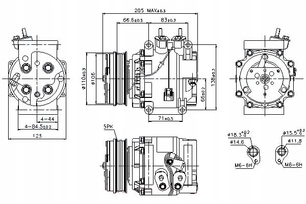 фото №1, Nissens компрессор кондиционера honda city jazz ii