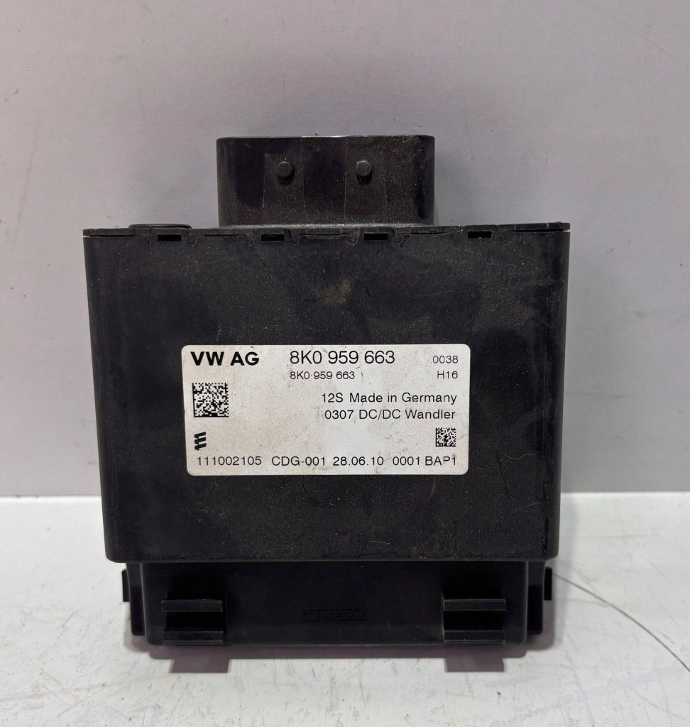 фото №1, Audi a8 s8 4h0 d4 lift 09-17 стабилизатор модуль napęcia 8k0959663