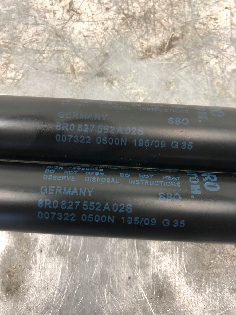 фото №5, Амортизаторы крышки автоматической audi q5 8r0827552a