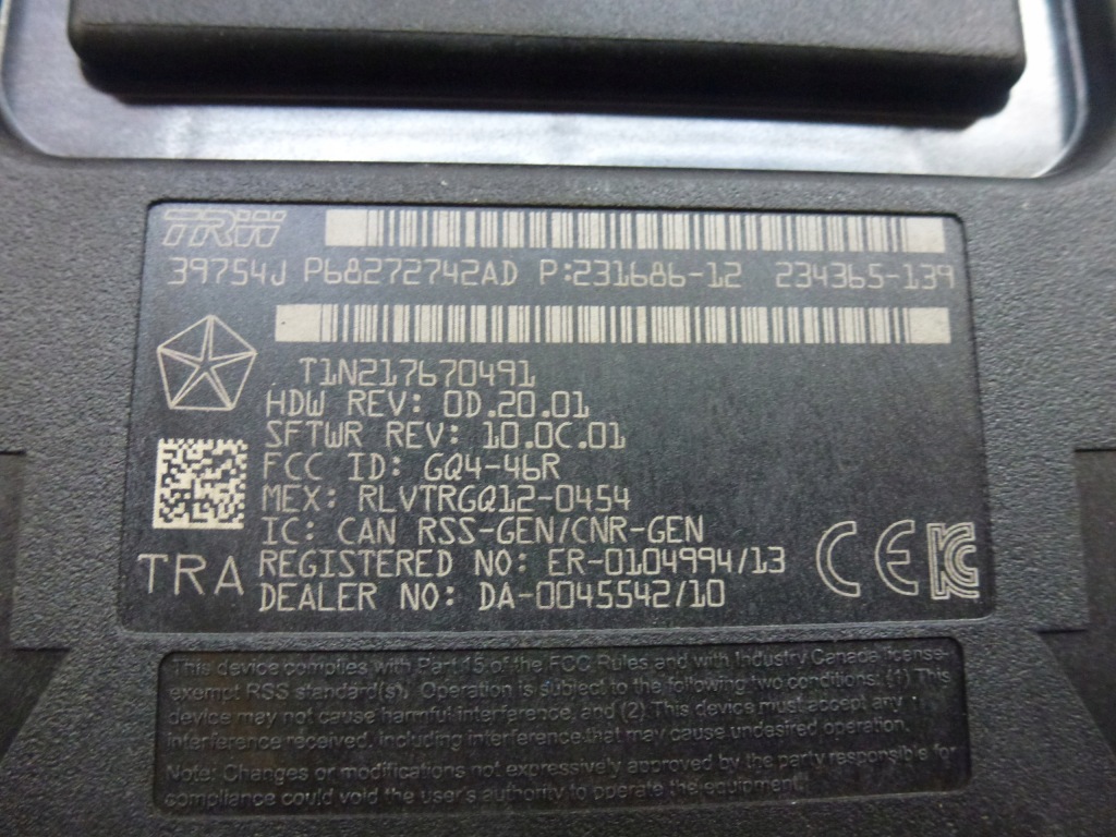 фото №2, Приймач радіо jeep cherokee kl 68272742ad