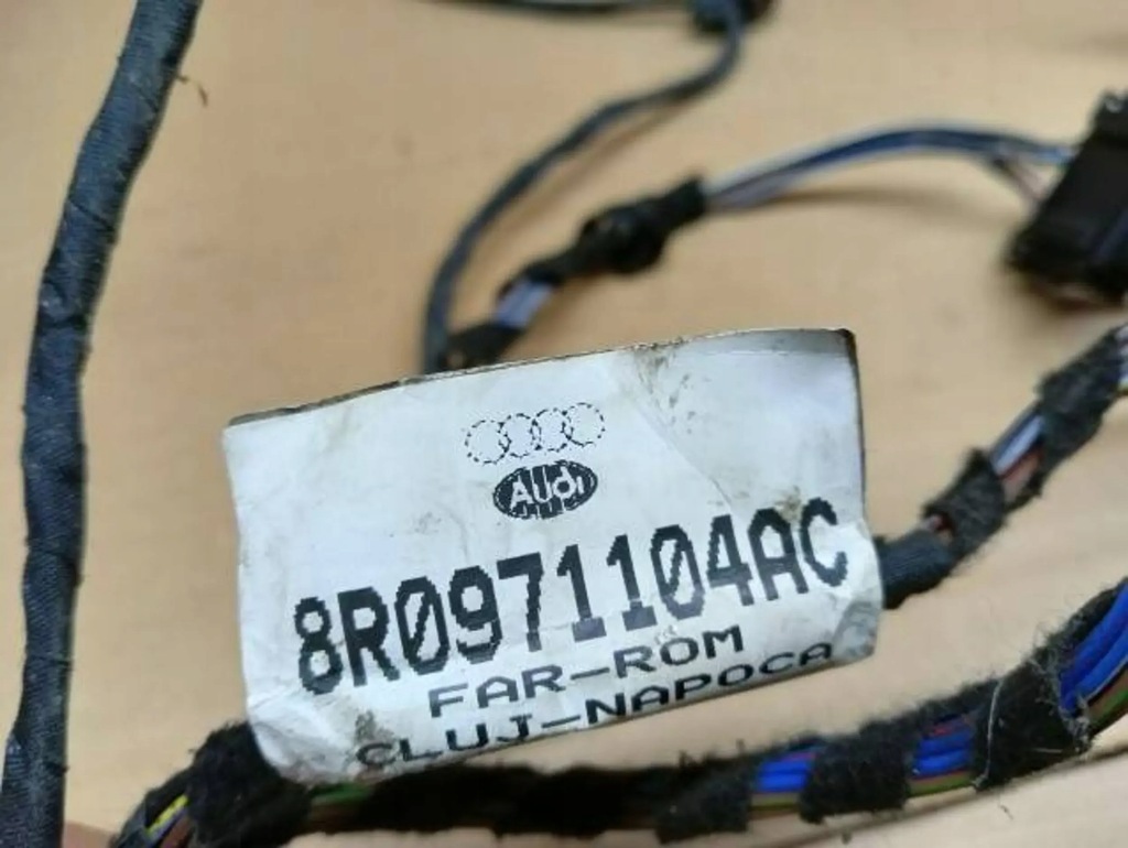 фото №8, Audi q5 8r жгут бампера датчиков pdc задняя 8r0971104ac