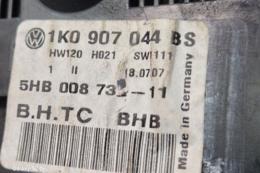 фото №8, Блок керуючий кондиціонера vw golf plus 5m1, 521 1k0907044bs 1.4l