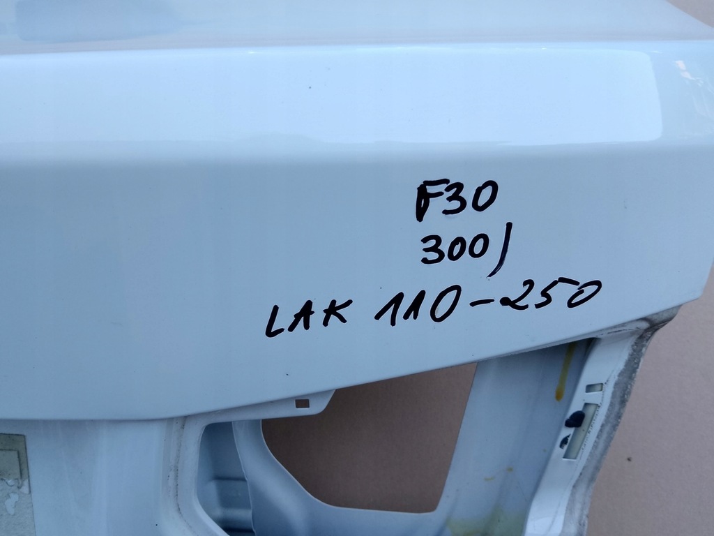 фото №11, Bmw f30 крышка багажника alpinweiss