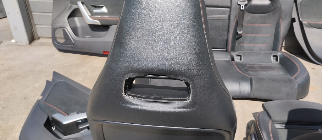 фото №14, Сиденья заднее сиденье mercedes a klasa w177 lift amg кожа alcantara eu