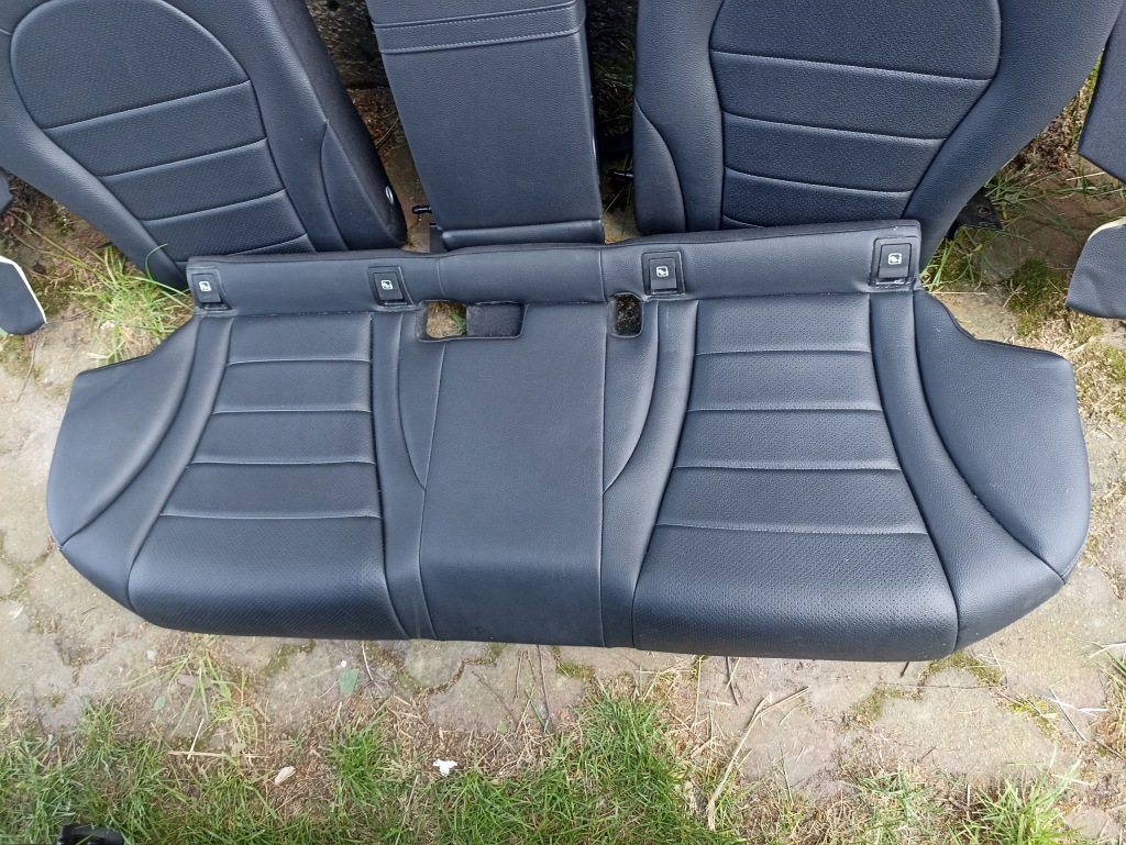 фото №14, Сидіння заднє сидіння шкіра комплект mercedes w205 c-klasa kombi uk