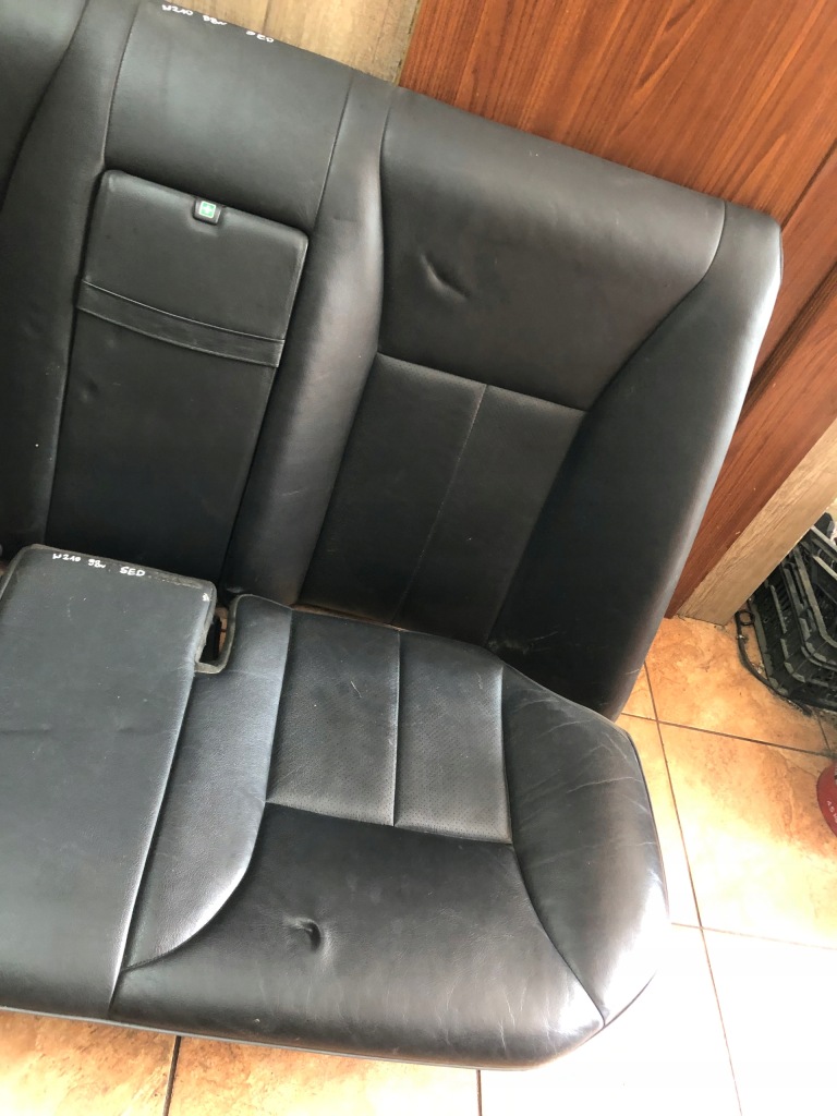 фото №6, Mercedes w210 3.2cdi 98' заднее сиденье задняя кожа