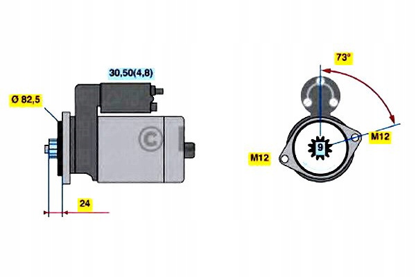 Купити Стартер bosch 986 021 630