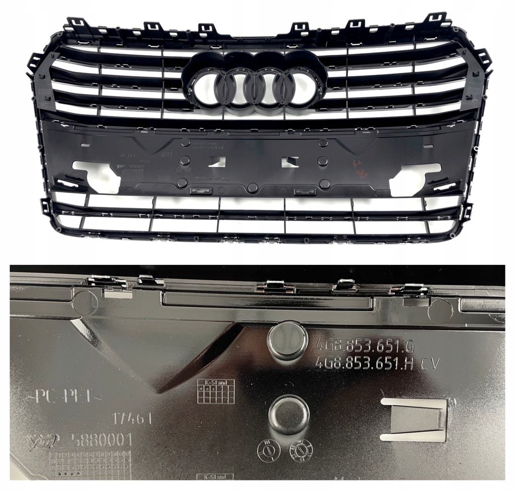 фото №10, Audi a7 4g8 lift s-line 2014-2017 решітка радіатора решітка радіатора