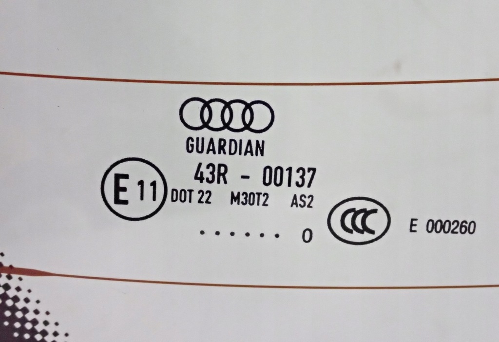 фото №14, Скло задня одномісна audi q7 4l 4l0845501 2010r