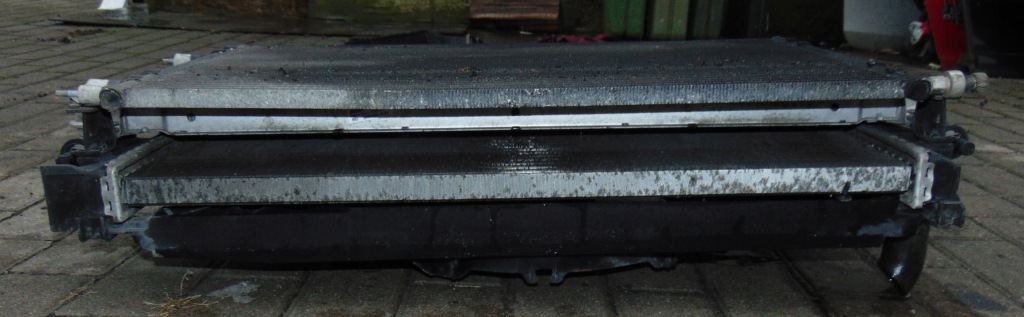 Купить Радиатор воды кондиционера вентилятор комплект  renault laguna 2 2 рестайлинг  2.0t европа