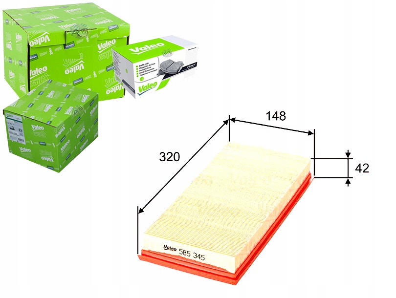 фото №1, Valeo 585345 фільтр повітря
