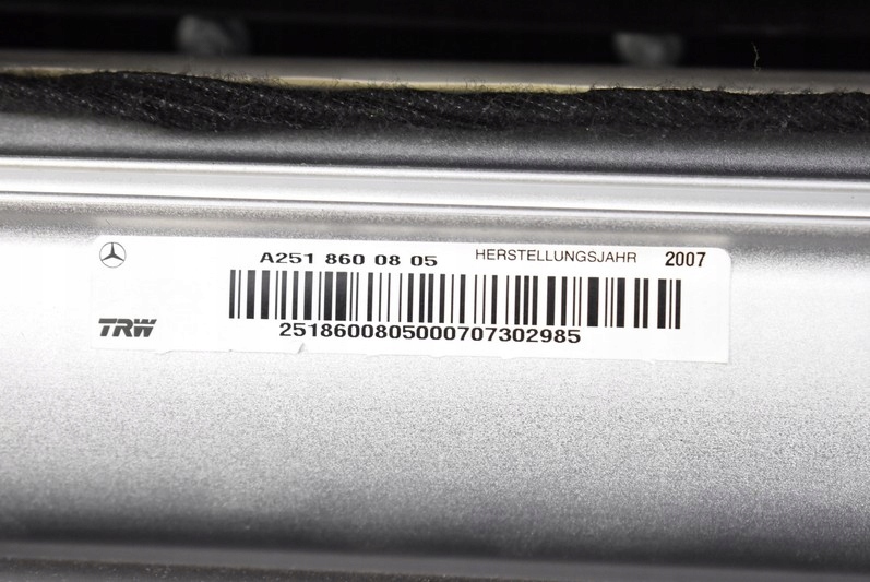 фото №15, Панель приладів приладова консоль панель приладів подушка безпеки eu mercedes r-klasa w251 05-13