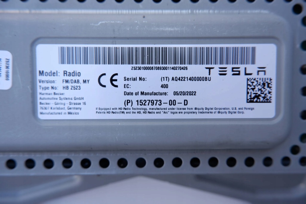 фото №2, Tesla y модуль радіо 1527973-00-d