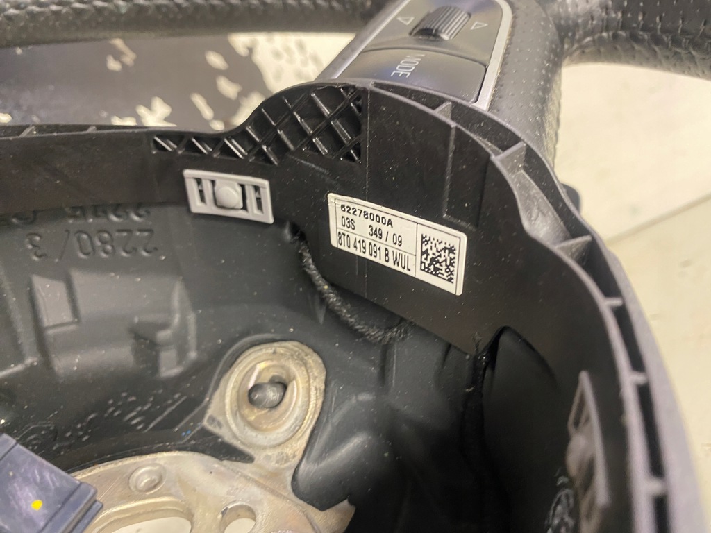 фото №8, Audi a5 8t повітропровід шкіра мультифункція пелюстки перемикання 8t0419091b