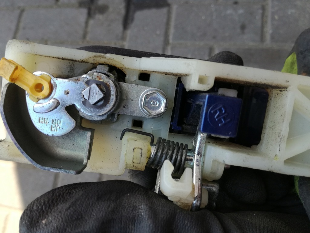 фото №4, Hyundai tucson i 2004 - 2010 rok ручка правая перед