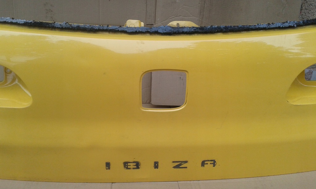 фото №9, Крышка багажника задняя задняя seat ibiza iii 6l 02-08 жёлтая ls1h