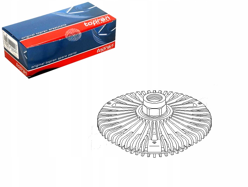 фото №1, Topran вязкостная муфта сцепление вязкостная 059121350b 059