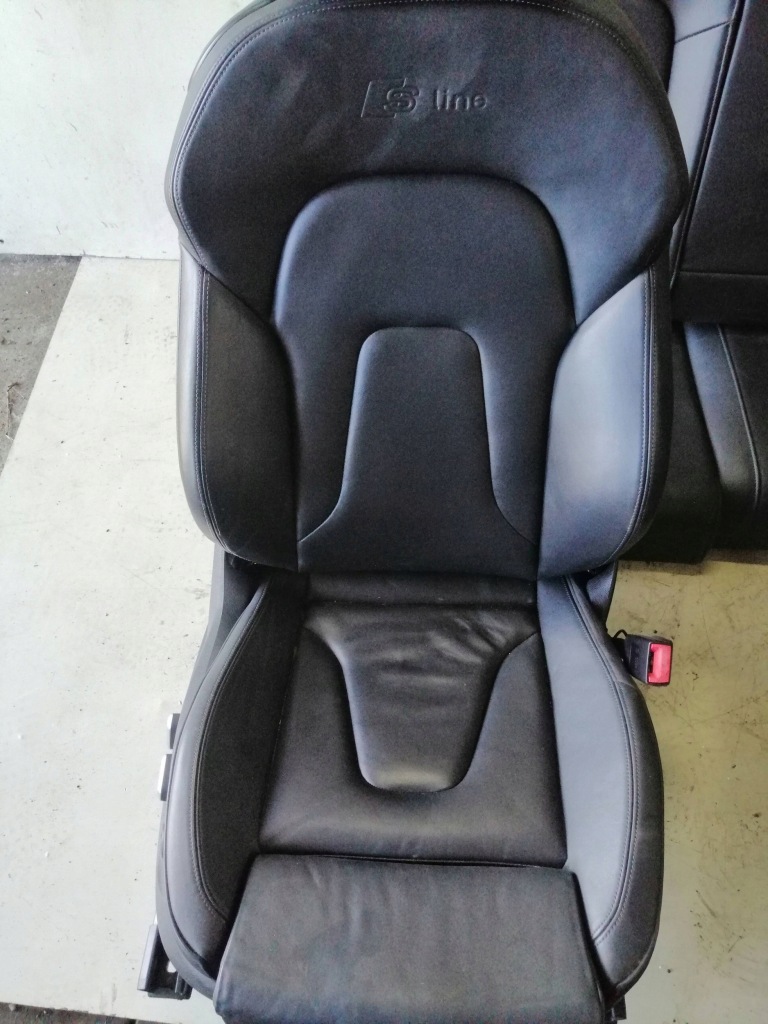 фото №9, Audi a5 coupe сидіння заднє сидіння kompletny середина s-line електрична регулювання