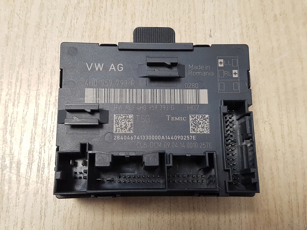 фото №1, Audi a8 d4 модуль двері блок керування новий 4h0959793r