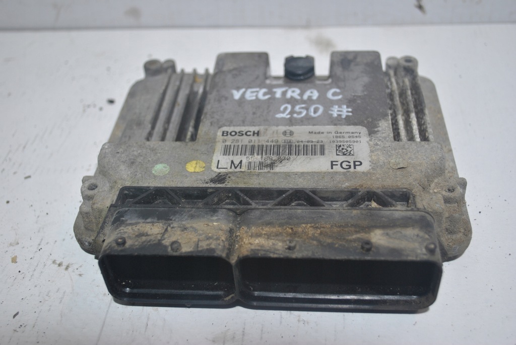 фото №5, Бортовий комп'ютер двигуна opel vectra c 0281011449