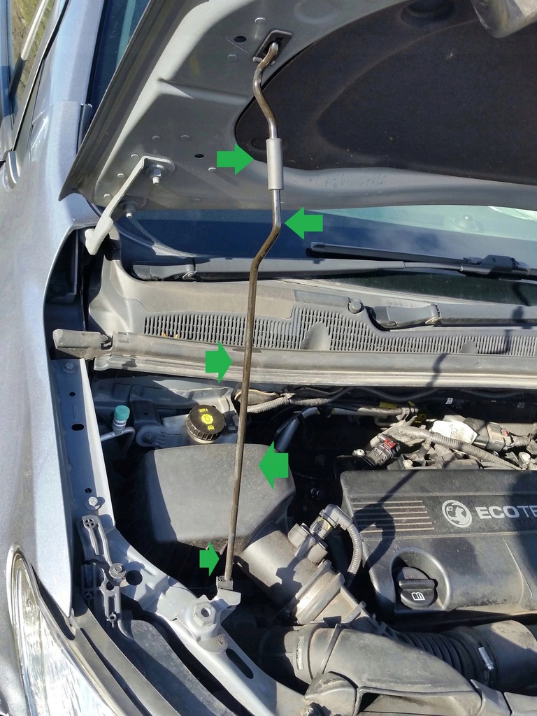 фото №1, Підпора капот opel mokka x