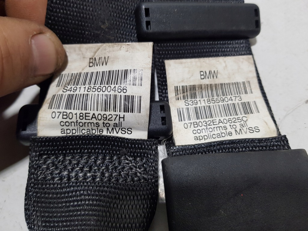 фото №8, Bmw x5 e70 натягувачі ремені лівий правий перед задня комплект ременів