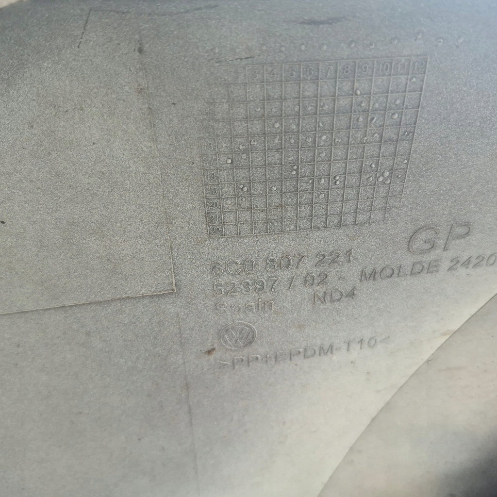 фото №9, Vw polo v 5 6c lift 14-17 бампер перед передній