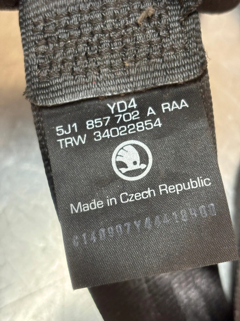 фото №14, Комплект подушки безпеки подушки безпеки ремені skoda fabia ii 2 roomster 5j0880201d eu