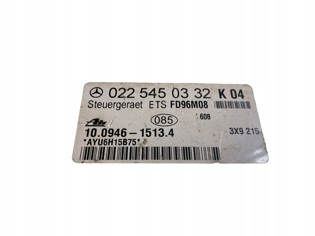 фото №2, 0225450332 mercedes slk r170 блок керування модуль