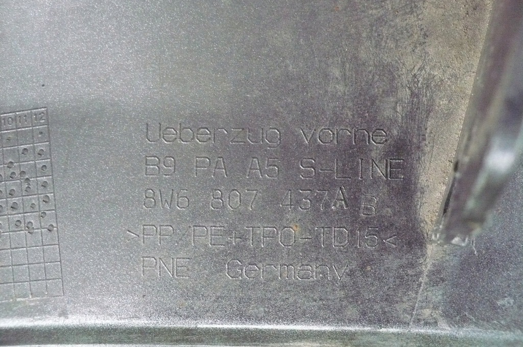 фото №14, Audi a5 s5 b9 lift 19-24r s line омыватель - бампер перед передний