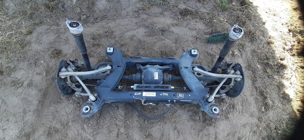 Купить Ось подвеска задний  задние дифференциал мост подрамник 2.2 cdi mercedes w204 2043502400