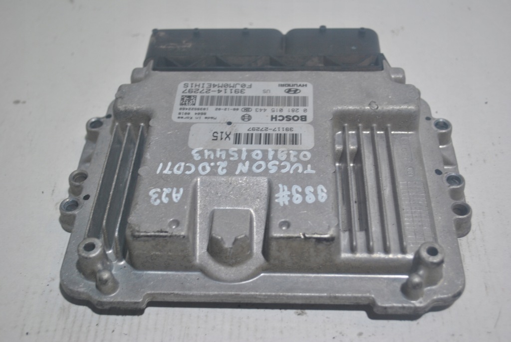 фото №6, Блок керування двигуна hyundai tucson 2.0 cdti 0281015443