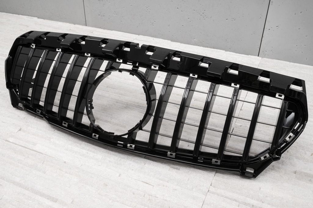 фото №8, Mercedes cla c117 2013-17 przed faceliftingiem решётка радиатора gt panamericana чёрный