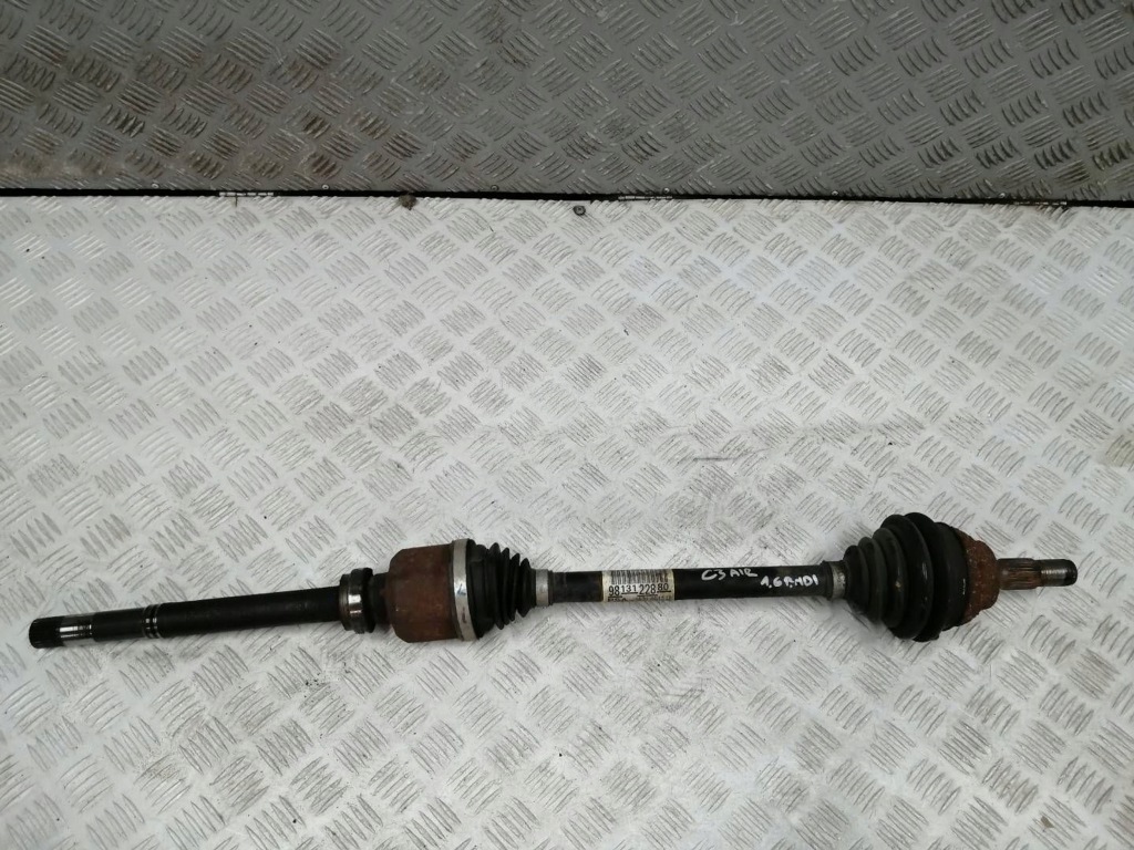 фото №1, Приводной вал правая citroen c3 aircross 1,6 bluehdi 9813122880