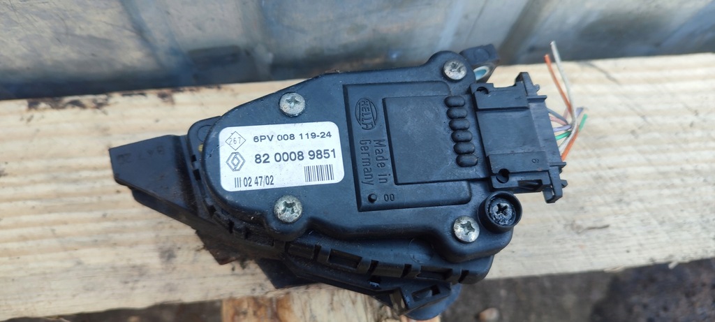 фото №5, Потенціометр газу renault kangoo i 8200089851