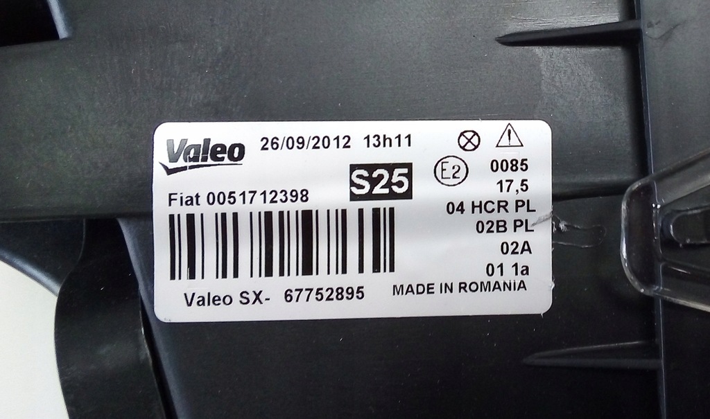 фото №5, Оригинал fiat фара перед левый 51712398 punto