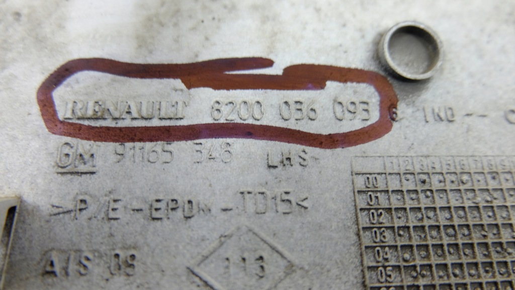 фото №8, Renault trafic ii молдинг дверь боковых левая 8200036093