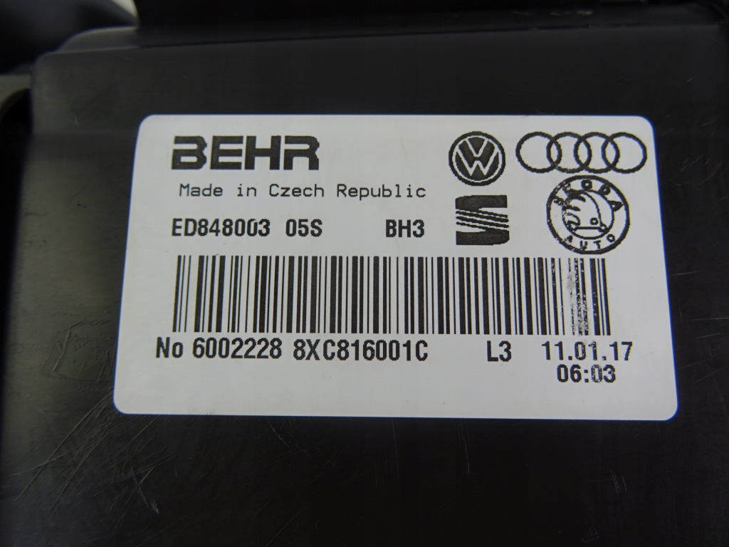 Audi a1 8x отопитель климатроник uk 6r2819422 8xc816001c 6q2819516b Недорого