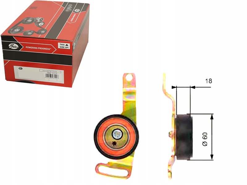 фото №16, Ролик ремінь клиновий багаторучейковий gates t39119