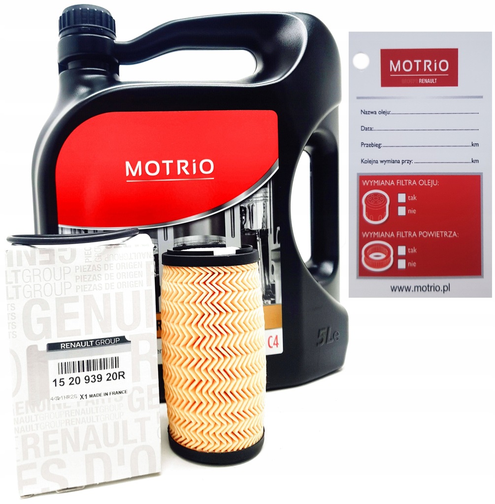фото №10, Оригінальний номер renault фільтр оливи повітря кабіни пального олія 5l 5w30 trafic 1.6 dci