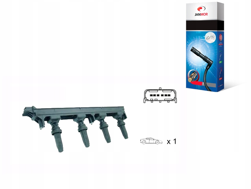 фото №1, Janmor котушка запалювання 597087 ic15130 zs352