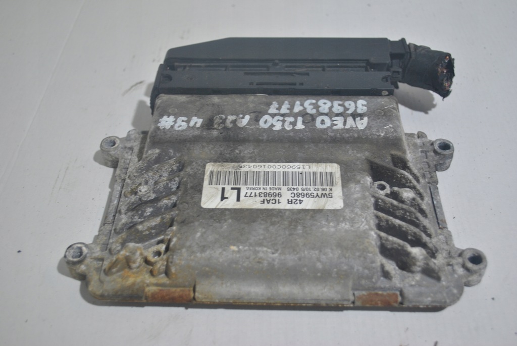 фото №6, Бортовий комп'ютер блок керування chevrolet aveo t250 96983177