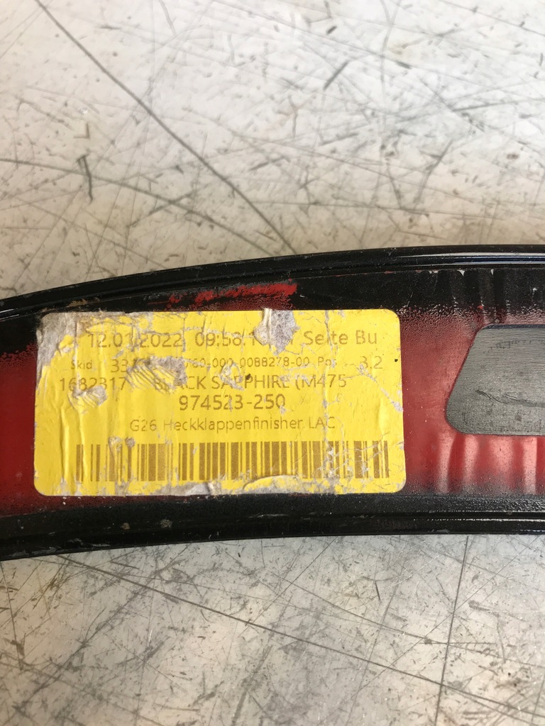 фото №11, Спойлер крышки задняя bmw 4 g26 8078603 475