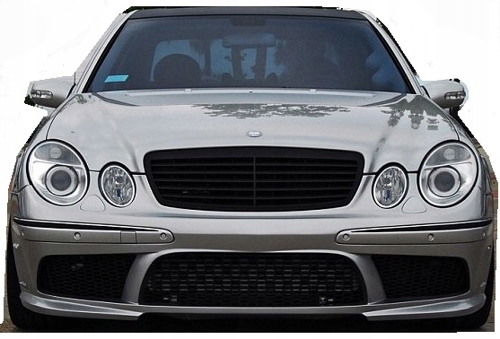 фото №6, Mercedes w211 бампер передний перед спойлер тюнинг