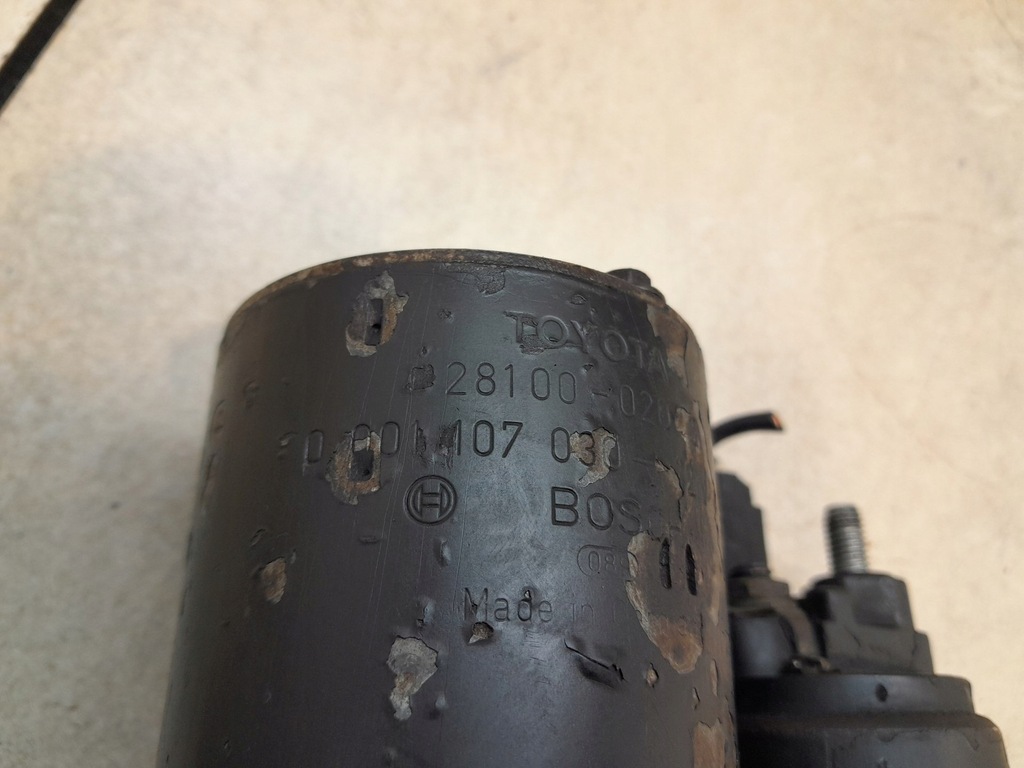 фото №8, Стартер toyota avensis t22 1.6 0001107030