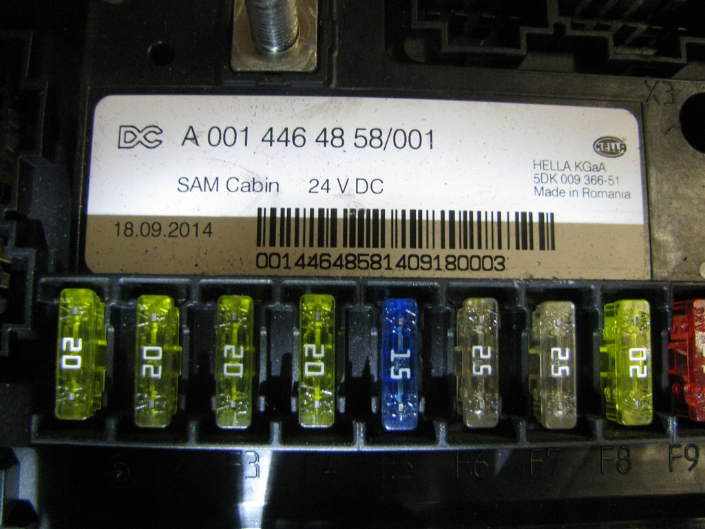 фото №1, Mercedes actros mp4 блок управления модуль sam a 0014464858