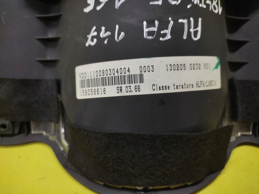 фото №7, Alfa romeo 147 1.6 счетчик приборы 156056616