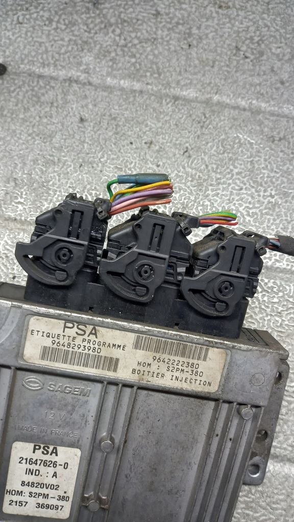 фото №4, Бортовий комп'ютер двигуна citroen c3 02r hb