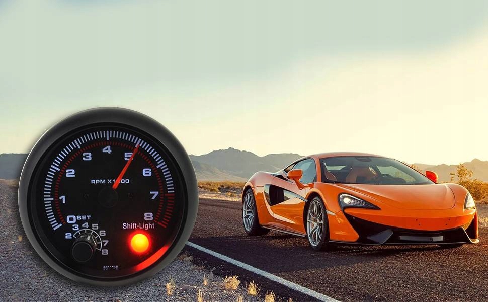 фото №12, Obrotomierz бензин чорний індикатор лічильник